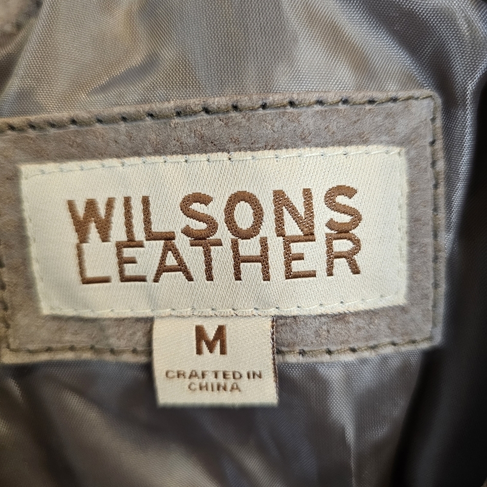 Wilsons Leather light brown leather jacket. Size M - Picture 4 of 5